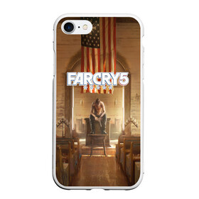 Чехол для iPhone 7/8 матовый с принтом Far Cry 5 , Силикон | Область печати: задняя сторона чехла, без боковых панелей | 