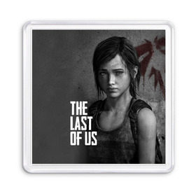 Магнит 55*55 с принтом THE LAST OF US , Пластик | Размер: 65*65 мм; Размер печати: 55*55 мм | gamer | player | stels | the last of us | the last of us part 2 | бегун | джоэл | каннибалы | охотники | сталкер | топляк | цикады | щелкун | элли