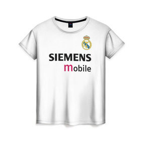 Женская футболка 3D с принтом Зидан Реал Ретро , 100% полиэфир ( синтетическое хлопкоподобное полотно) | прямой крой, круглый вырез горловины, длина до линии бедер | jeep | juventus | sport | zidane | зидан | лого | логотип | надпись | полосы | спорт | футбол | ювентус