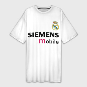 Платье-футболка 3D с принтом Бекхэм Реал Ретро ,  |  | beckham | jeep | juventus | sport | бекхэм | лого | логотип | надпись | полосы | спорт | футбол | ювентус