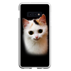 Чехол для Samsung S10E с принтом Котик , Силикон | Область печати: задняя сторона чехла, без боковых панелей | Тематика изображения на принте: глаза большие | кот | котенок | кошка | мордочка | смешной
