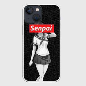 Чехол для iPhone 13 mini с принтом СЕНПАЙ   SENPAI ,  |  | ahegao | anime | kawai | kowai | otaku | senpai | sugoi | waifu | weeaboo | yandere | аниме | ахегао | вайфу | виабу | каваи | ковай | культура | отаку | сенпай | сугои | тренд | яндере