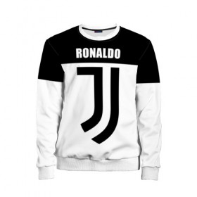 Детский свитшот 3D с принтом Ronaldo Juventus , 100% полиэстер | свободная посадка, прямой крой, мягкая тканевая резинка на рукавах и понизу свитшота | cr7 | cristiano ronaldo | football | juventus | криштиану роналду | роналдо | роналду | ювентус