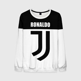 Мужской свитшот 3D с принтом Ronaldo Juventus , 100% полиэстер с мягким внутренним слоем | круглый вырез горловины, мягкая резинка на манжетах и поясе, свободная посадка по фигуре | cr7 | cristiano ronaldo | football | juventus | криштиану роналду | роналдо | роналду | ювентус