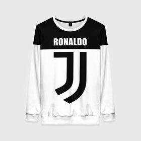 Женский свитшот 3D с принтом Ronaldo Juventus , 100% полиэстер с мягким внутренним слоем | круглый вырез горловины, мягкая резинка на манжетах и поясе, свободная посадка по фигуре | cr7 | cristiano ronaldo | football | juventus | криштиану роналду | роналдо | роналду | ювентус