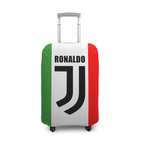 Чехол для чемодана 3D с принтом Ronaldo Juventus Italy , 86% полиэфир, 14% спандекс | двустороннее нанесение принта, прорези для ручек и колес | cr7 | cristiano ronaldo | football | juventus | криштиану роналду | роналдо | роналду | футбол | ювентус