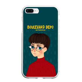 Чехол для iPhone 7Plus/8 Plus матовый с принтом Boulevard Depo Powerpuff Luv , Силикон | Область печати: задняя сторона чехла, без боковых панелей | Тематика изображения на принте: boulevard depo | dead dynasty | luv | powerpuff | rap | rapper | бульвар депо | дэпо | кащенко | лав | мертвая династия | паверпаф | реп | русский рэпер