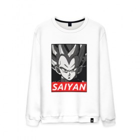 Мужской свитшот хлопок с принтом SUPER SAIYAN , 100% хлопок |  | anime | goku | kamehameha | super dragon ball | гоку | камехамеха