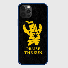 Чехол для iPhone 12 Pro с принтом PRAISE THE SUN | DARK SOULS | ТЁМНЫЕ ДУШИ , силикон | область печати: задняя сторона чехла, без боковых панелей | dark souls | game | gamer | knight | play | player | praise the sun | дарк соулс | доспехи | игры | надпись | рыцарь | темные души