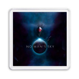 Магнит 55*55 с принтом No Man’s Sky , Пластик | Размер: 65*65 мм; Размер печати: 55*55 мм | Тематика изображения на принте: no man sky | no mans sky | no man’s sky | no man’s sky next