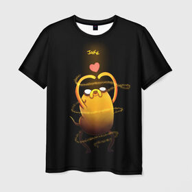 Мужская футболка 3D с принтом Adventure Time , 100% полиэфир | прямой крой, круглый вырез горловины, длина до линии бедер | Тематика изображения на принте: 