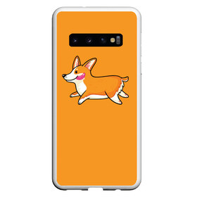 Чехол для Samsung Galaxy S10 с принтом Корги , Силикон | Область печати: задняя сторона чехла, без боковых панелей | corgi | dog | dogs | корги | пес | порода | собака | щенки | щенок