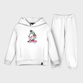 Детский костюм хлопок Oversize с принтом Rocket bunny ,  |  | Тематика изображения на принте: 240sx | bunny | nissan | rocket | toyota | кролик | ниссан | тойота