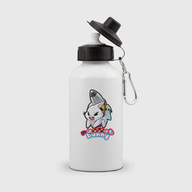 Бутылка спортивная с принтом Rocket bunny , металл | емкость — 500 мл, в комплекте две пластиковые крышки и карабин для крепления | Тематика изображения на принте: 240sx | bunny | nissan | rocket | toyota | кролик | ниссан | тойота