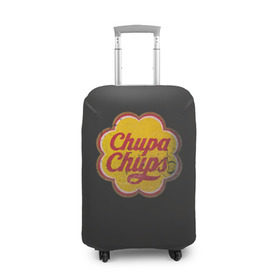 Чехол для чемодана 3D с принтом Chupa-Chups retro , 86% полиэфир, 14% спандекс | двустороннее нанесение принта, прорези для ручек и колес | chupa | chupa chups