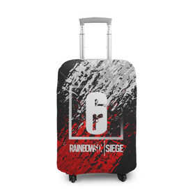 Чехол для чемодана 3D с принтом RAINBOW SIX SIEGE , 86% полиэфир, 14% спандекс | двустороннее нанесение принта, прорези для ручек и колес | 2019 | blue | cybersport | esport | liquid | logo | pro league | team | team liquid | киберспорт | логотип | тим ликвид | фирменные цвета