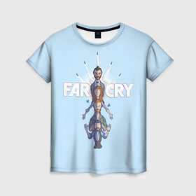 Женская футболка 3D с принтом Far Cry 5 , 100% полиэфир ( синтетическое хлопкоподобное полотно) | прямой крой, круглый вырез горловины, длина до линии бедер | 