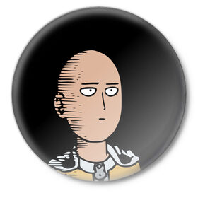 Значок с принтом One-Punch Man Ванпачмен ,  металл | круглая форма, металлическая застежка в виде булавки | Тематика изображения на принте: onepunch | аниме | анимэ  | вапначмен | генос | пачмен