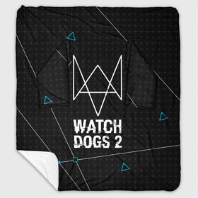 Плед с рукавами с принтом WATCH DOGS 2 , 100% полиэстер | Закругленные углы, все края обработаны. Ткань не мнется и не растягивается. Размер 170*145 | action | ct os | ded sec | fox | gamer | hacker | player | watch dogs | watch dogs 2 | знак лиса | хакер