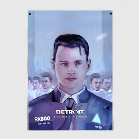 Постер с принтом Detroit become human , 100% бумага
 | бумага, плотность 150 мг. Матовая, но за счет высокого коэффициента гладкости имеет небольшой блеск и дает на свету блики, но в отличии от глянцевой бумаги не покрыта лаком | connor | cyberlife | detroit become human | deviant | kara | markus | ps4 | rk800 |  detroit: become human | детроит | детроит: стать человеком | игры | кара | коннор | конор | кэра | маркус | пиратs | эксклюзив