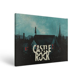 Холст прямоугольный с принтом Castle Rock , 100% ПВХ |  | Тематика изображения на принте: castle rock | hulu | билл скарсгард | дж.дж. абрамс | касл рок | кубик в кубе | стивен кинг | шоушенк