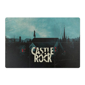Магнитный плакат 3Х2 с принтом Castle Rock , Полимерный материал с магнитным слоем | 6 деталей размером 9*9 см | Тематика изображения на принте: castle rock | hulu | билл скарсгард | дж.дж. абрамс | касл рок | кубик в кубе | стивен кинг | шоушенк