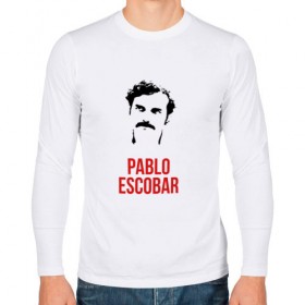 Мужской лонгслив хлопок с принтом Pablo , 100% хлопок |  | escobar | loving pablo | эскобар