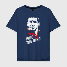 Мужская футболка хлопок Oversize с принтом ERIC THE KING , 100% хлопок | свободный крой, круглый ворот, “спинка” длиннее передней части | manchester united
