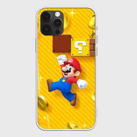 Чехол для iPhone 12 Pro с принтом Супер Марио , силикон | область печати: задняя сторона чехла, без боковых панелей | bros | donkey kong | mario | super | игра | марио | офф | спин | супер | тоад