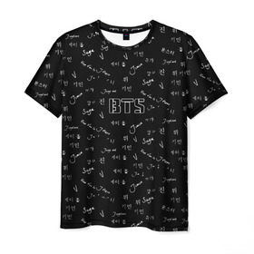 Мужская футболка 3D с принтом BTS , 100% полиэфир | прямой крой, круглый вырез горловины, длина до линии бедер | bts | bts army | j hope | jimin | jin | jungkook | k pop | rap monster | rapmon | suga | v | бтс | группа | корея