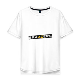 Мужская футболка хлопок Oversize с принтом Лучший сотрудник Brazzers , 100% хлопок | свободный крой, круглый ворот, “спинка” длиннее передней части | brazzers | xxx | бразерс | браззерз | лучший сотрудник brazzers