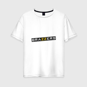 Женская футболка хлопок Oversize с принтом Лучший сотрудник Brazzers , 100% хлопок | свободный крой, круглый ворот, спущенный рукав, длина до линии бедер
 | brazzers | xxx | бразерс | браззерз | лучший сотрудник brazzers