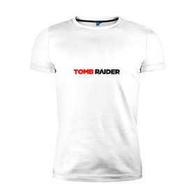 Мужская футболка премиум с принтом Tomb Raider , 92% хлопок, 8% лайкра | приталенный силуэт, круглый вырез ворота, длина до линии бедра, короткий рукав | 