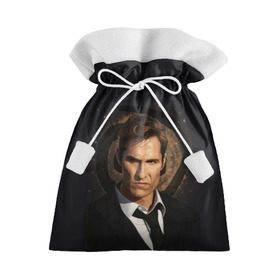 Подарочный 3D мешок с принтом True Detective , 100% полиэстер | Размер: 29*39 см | Тематика изображения на принте: 