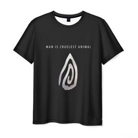 Мужская футболка 3D с принтом True Detective , 100% полиэфир | прямой крой, круглый вырез горловины, длина до линии бедер | 