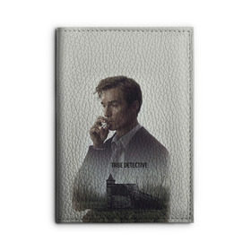 Обложка для автодокументов с принтом True Detective , натуральная кожа |  размер 19,9*13 см; внутри 4 больших “конверта” для документов и один маленький отдел — туда идеально встанут права | true detective | вуди харрельсон | детектив | криминал | мистика | настоящий детектив | сериал