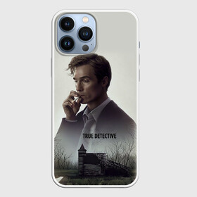 Чехол для iPhone 13 Pro Max с принтом True Detective ,  |  | Тематика изображения на принте: true detective | вуди харрельсон | детектив | криминал | мистика | настоящий детектив | сериал