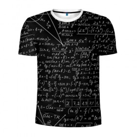 Мужская футболка 3D спортивная с принтом ФОРМУЛЫ АЛГЕБРА , 100% полиэстер с улучшенными характеристиками | приталенный силуэт, круглая горловина, широкие плечи, сужается к линии бедра | e mc 2 | emc 2 | school | знаменитые формулы | физика | формулы | школа | эйнштейн