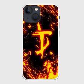 Чехол для iPhone 13 mini с принтом DOOM THE CRUCIBLE | ДУМ ,  |  | devil | doom | hell | mark of the doom slayer | slayer | ад | гарнил | дум | знаки | иероглифы | компьютерные игры 2019 | преисподняя | символ | солдат