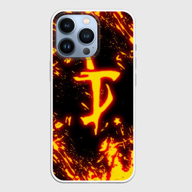 Чехол для iPhone 13 Pro с принтом DOOM THE CRUCIBLE | ДУМ ,  |  | devil | doom | hell | mark of the doom slayer | slayer | ад | гарнил | дум | знаки | иероглифы | компьютерные игры 2019 | преисподняя | символ | солдат