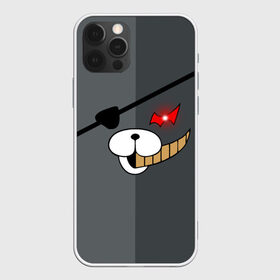 Чехол для iPhone 12 Pro Max с принтом KUROKUMA , Силикон |  | anime | bear | black  white | danganronpa | kurokuma | monodam | monokuma | monomi | monotaro | pink | rabbit | school | shirokuma | аниме | главарь | мoноми | монокума | черно белый | школа