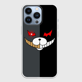 Чехол для iPhone 13 Pro с принтом KUROKUMA x MONOKUMA ,  |  | anime | bear | black  white | danganronpa | kurokuma | monodam | monokuma | monomi | monotaro | pink | rabbit | school | shirokuma | аниме | главарь | мoноми | монокума | черно белый | школа