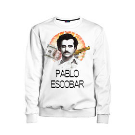 Детский свитшот 3D с принтом Pablo Escobar , 100% полиэстер | свободная посадка, прямой крой, мягкая тканевая резинка на рукавах и понизу свитшота | Тематика изображения на принте: escobar | loving pablo | эскобар