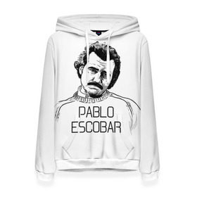 Женская толстовка 3D с принтом Pablo Escobar , 100% полиэстер  | двухслойный капюшон со шнурком для регулировки, мягкие манжеты на рукавах и по низу толстовки, спереди карман-кенгуру с мягким внутренним слоем. | escobar | loving pablo | эскобар