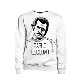 Детский свитшот 3D с принтом Pablo Escobar , 100% полиэстер | свободная посадка, прямой крой, мягкая тканевая резинка на рукавах и понизу свитшота | Тематика изображения на принте: escobar | loving pablo | эскобар