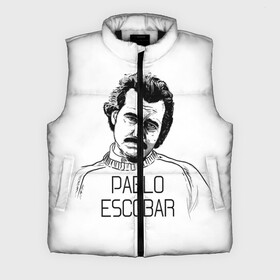 Мужской жилет утепленный 3D с принтом Pablo Escobar ,  |  | escobar | loving pablo | эскобар