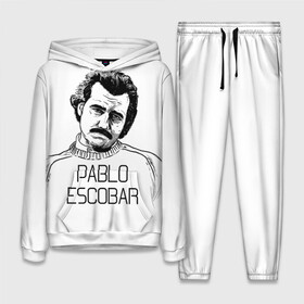 Женский костюм 3D (с толстовкой) с принтом Pablo Escobar ,  |  | escobar | loving pablo | эскобар