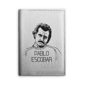 Обложка для автодокументов с принтом Pablo Escobar , натуральная кожа |  размер 19,9*13 см; внутри 4 больших “конверта” для документов и один маленький отдел — туда идеально встанут права | escobar | loving pablo | эскобар