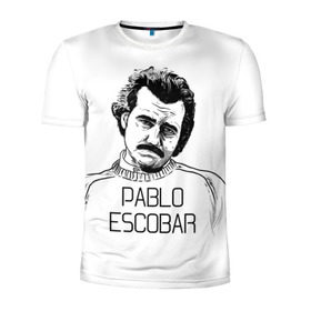 Мужская футболка 3D спортивная с принтом Pablo Escobar , 100% полиэстер с улучшенными характеристиками | приталенный силуэт, круглая горловина, широкие плечи, сужается к линии бедра | escobar | loving pablo | эскобар