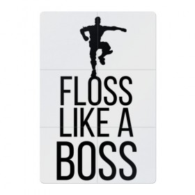 Магнитный плакат 2Х3 с принтом FLOSS LIKE A BOSS , Полимерный материал с магнитным слоем | 6 деталей размером 9*9 см | 